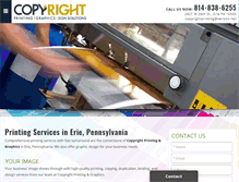 Tablet Screenshot of copyrightprintingerie.com